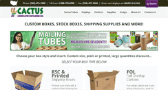 Desktop Screenshot of cactuscontainers.com